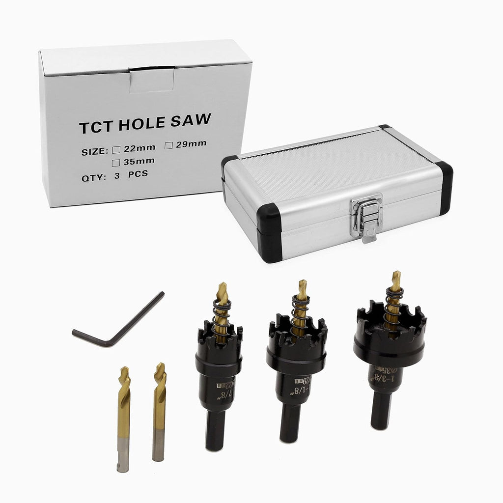 10 Pcs Tungsten Carbide Tipped Hole Saw Kit F145143
