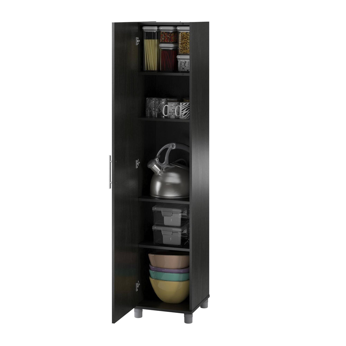 Black Oak Utility Storage Cabinet E8646