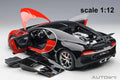 1:12 Scale Italian Red Nocturne Black Bugatti Chiron Q5013