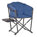 Oversize Padded Folding Director Chair with Side Table W8826