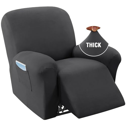 Camel Recliner Chair Cover 1-Piece Stretch Slipcover with Elastic Bottom T64192