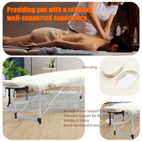 84 Inch Black Aluminum Massage Table W61039