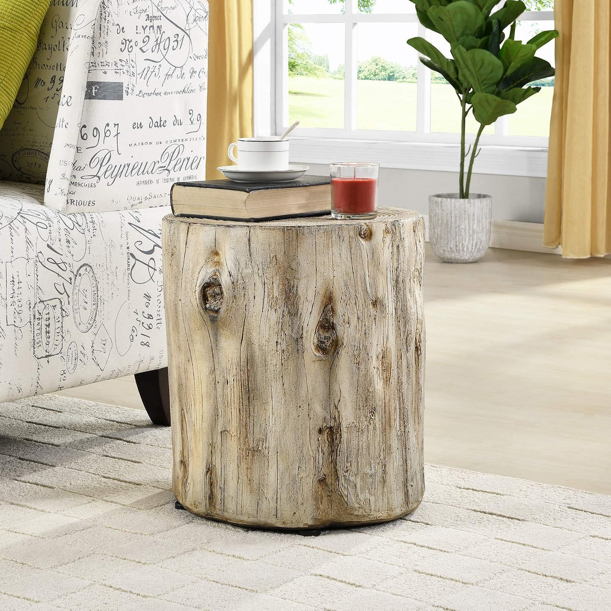 Weathered Gray Log Table I11151