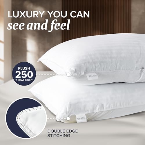 Standard/Queen Size Set of 2 Down Alternative Bed Pillows I826