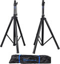 Adjustable Tripod Speaker Stands with Carry Bag F4357