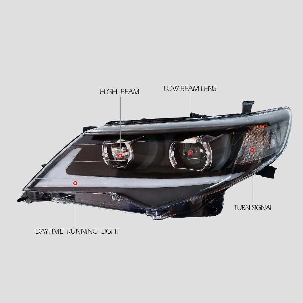 LED DRL Projector Headlights M594