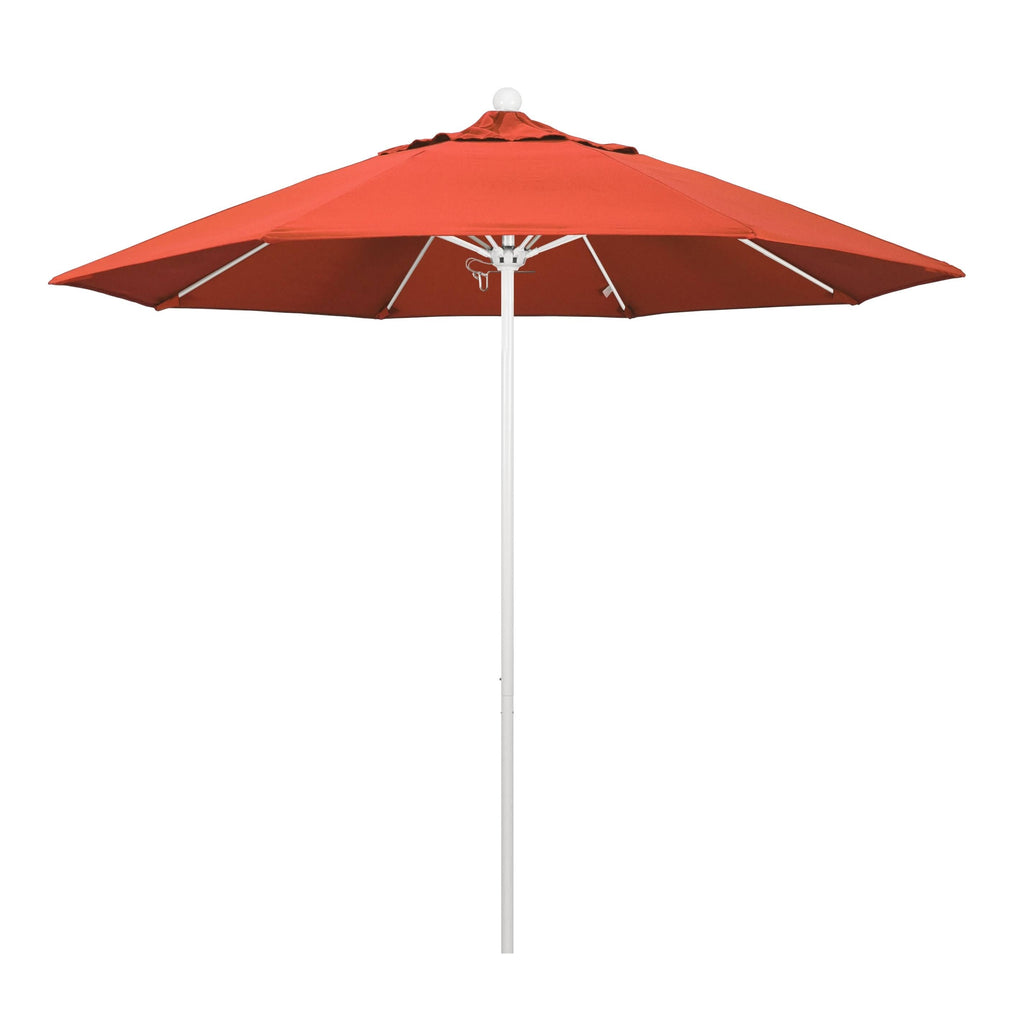 White 9' Market Umbrella S9963