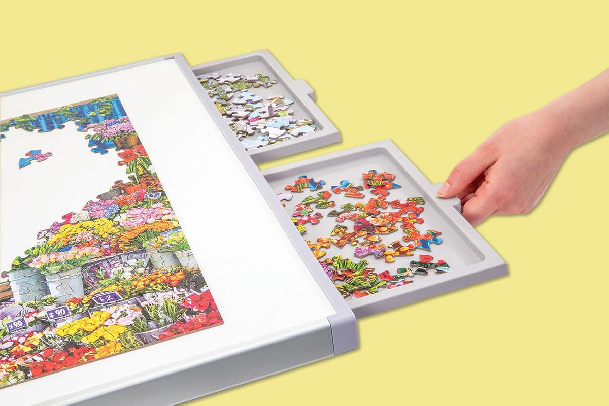 1000 Piece Puzzle Board with Drawers Q745