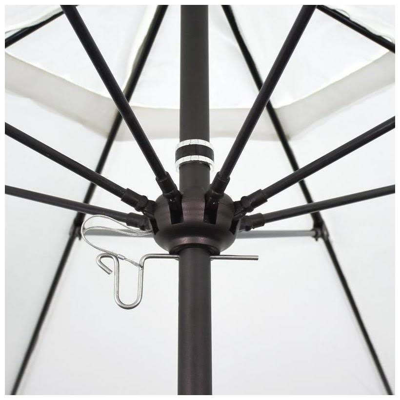 White 9' Market Umbrella S9963