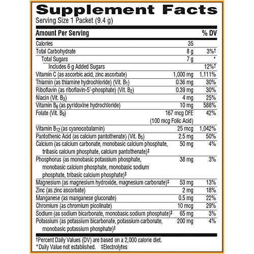 Tangerine Flavor Vitamin C Powder, 60 Count A46027