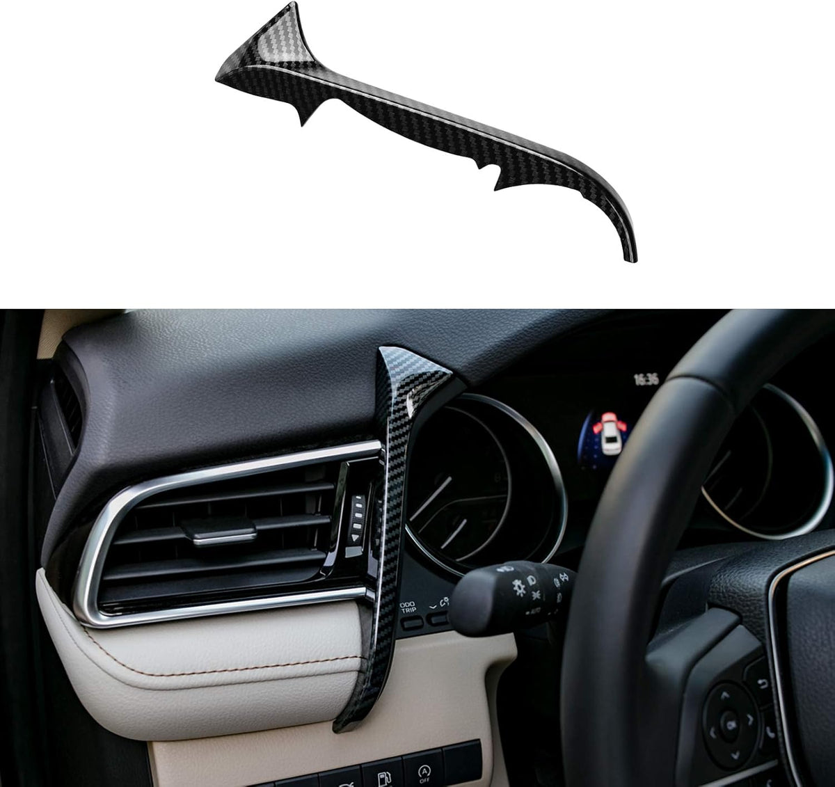 Red Center Console AC Button Covers with Engine Start Stop Push Button Cover M2299