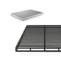 White 9 Inch Metal Mattress Foundation C8541