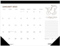 18.5 x 13 Inches Monthly Desk Pad Calendar C7849