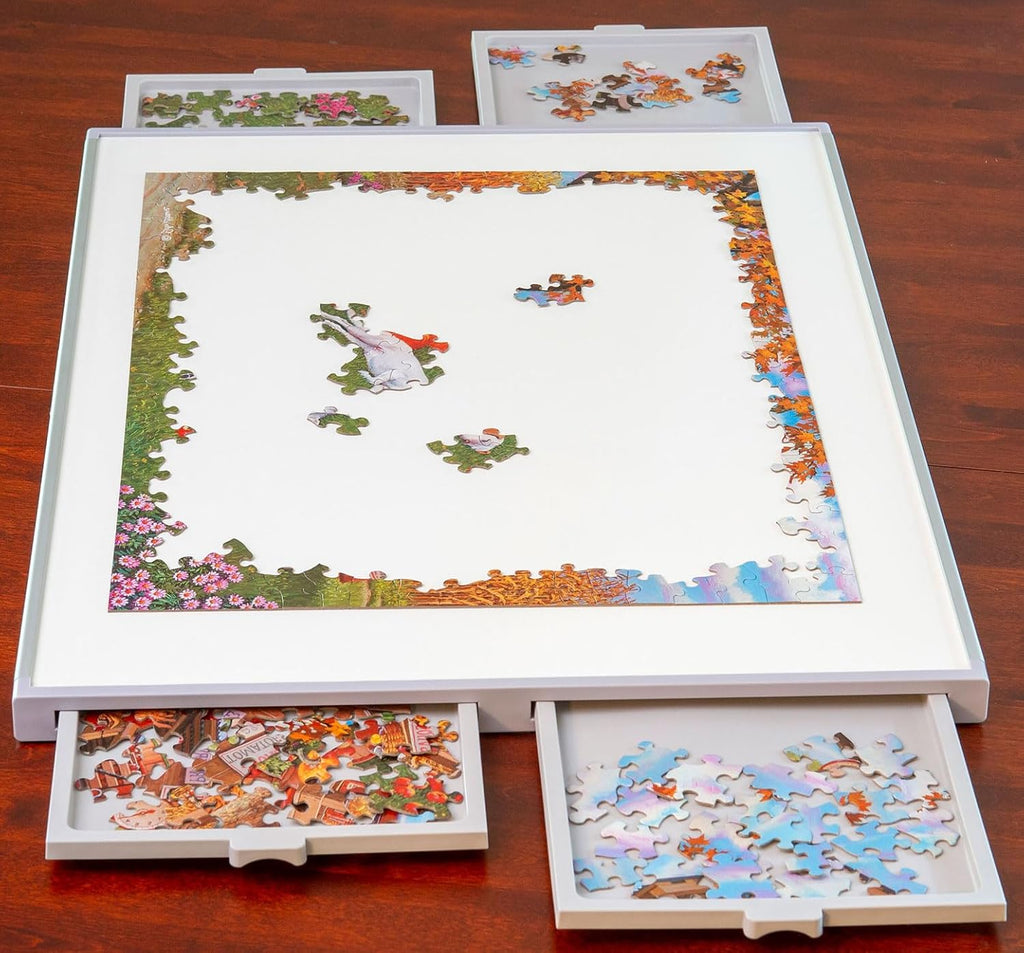 1000 Piece Puzzle Board with Drawers Q745