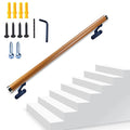 6.5Ft Wooden Non-Slip Wall Mounted Handrail M9110