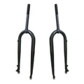 Steel Rigid Bike Fork 1" Threaded Disc Brake Steerer 215mm J9349