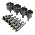 10 Pcs Tungsten Carbide Tipped Hole Saw Kit F145143
