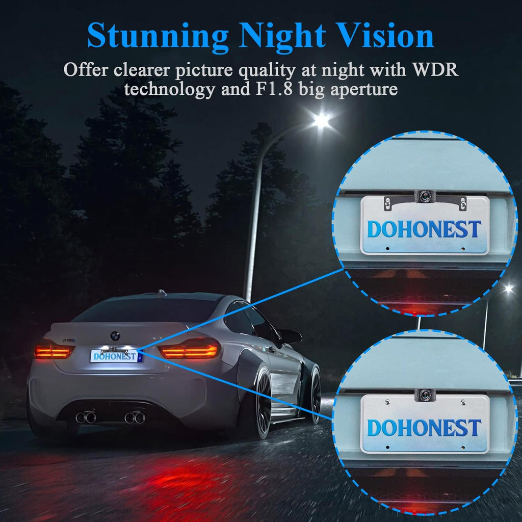 5 Monitor HD 1080P Bluetooth Backup Camera System G852
