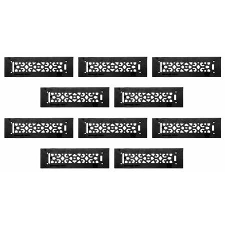 10 Heat Air Grille Cast Victorian 3 1/2 x 12 R9840