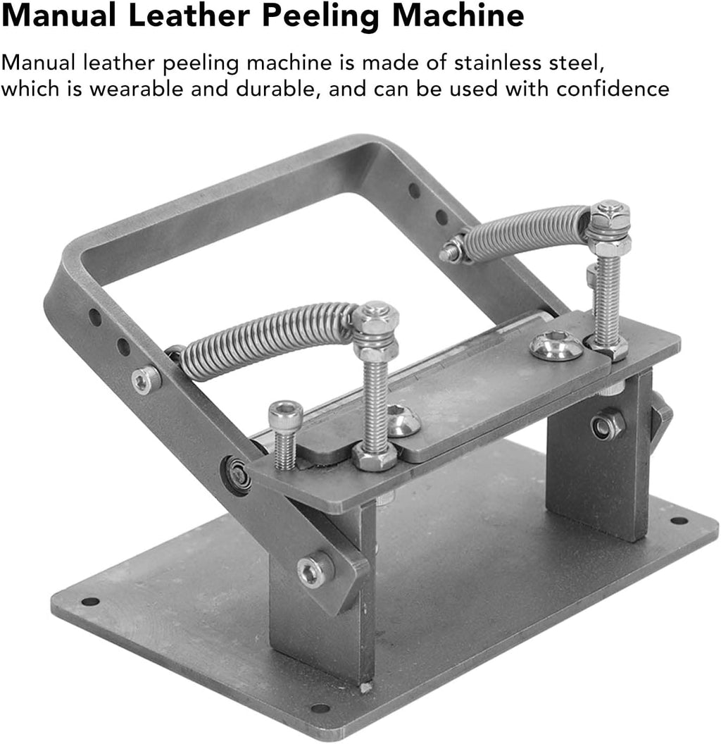 Leather Peeling Machine Stainless Steel Leather Skiver Peeler Splitter E61790