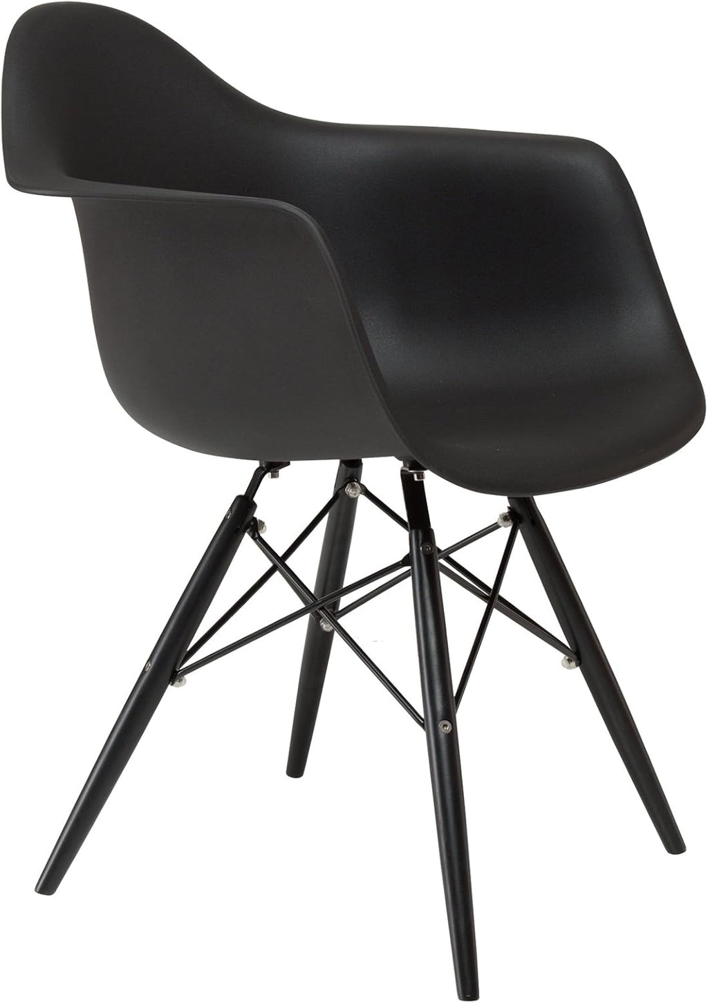 Black Arm Shell Chair H1082