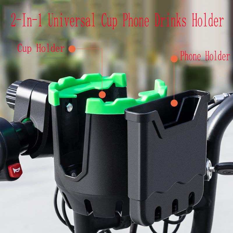 2-in-1 Universal Cup Holder with Phone Holder U359