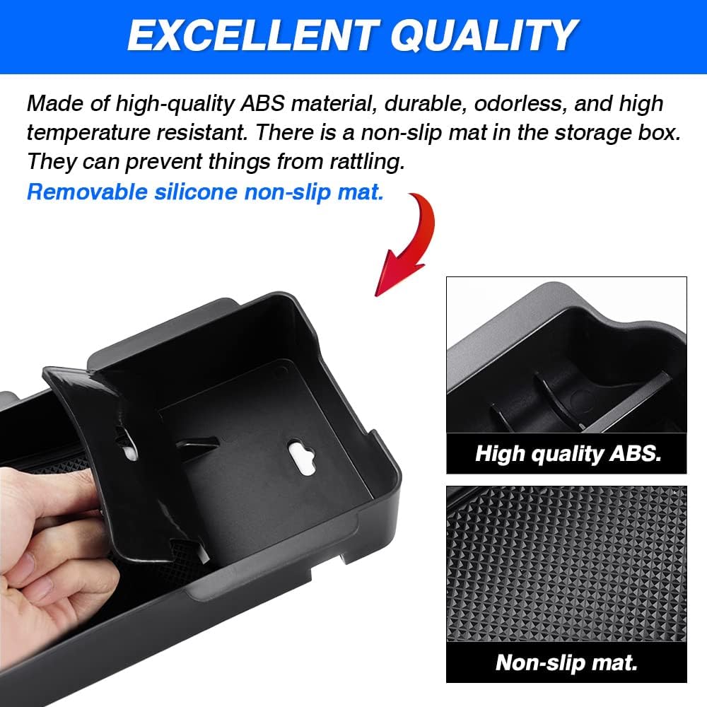 Center Console Organizer with Rubber Liners U776