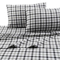 200 GSM Micro Plaid Flannel Sheet Set Twin XL K186017