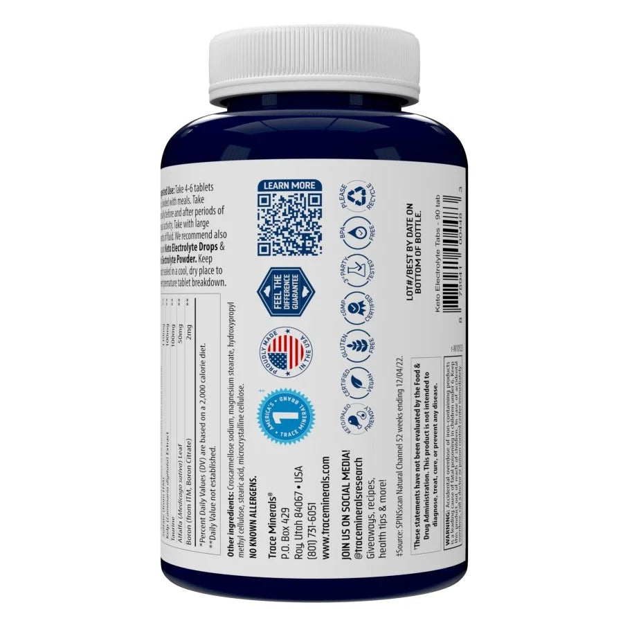 Keto Electrolyte Tablets, 15 Servings J150039