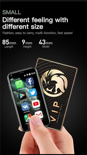 Mini Phone 2.5Inch 2GB 16GB Black Smartphone B194
