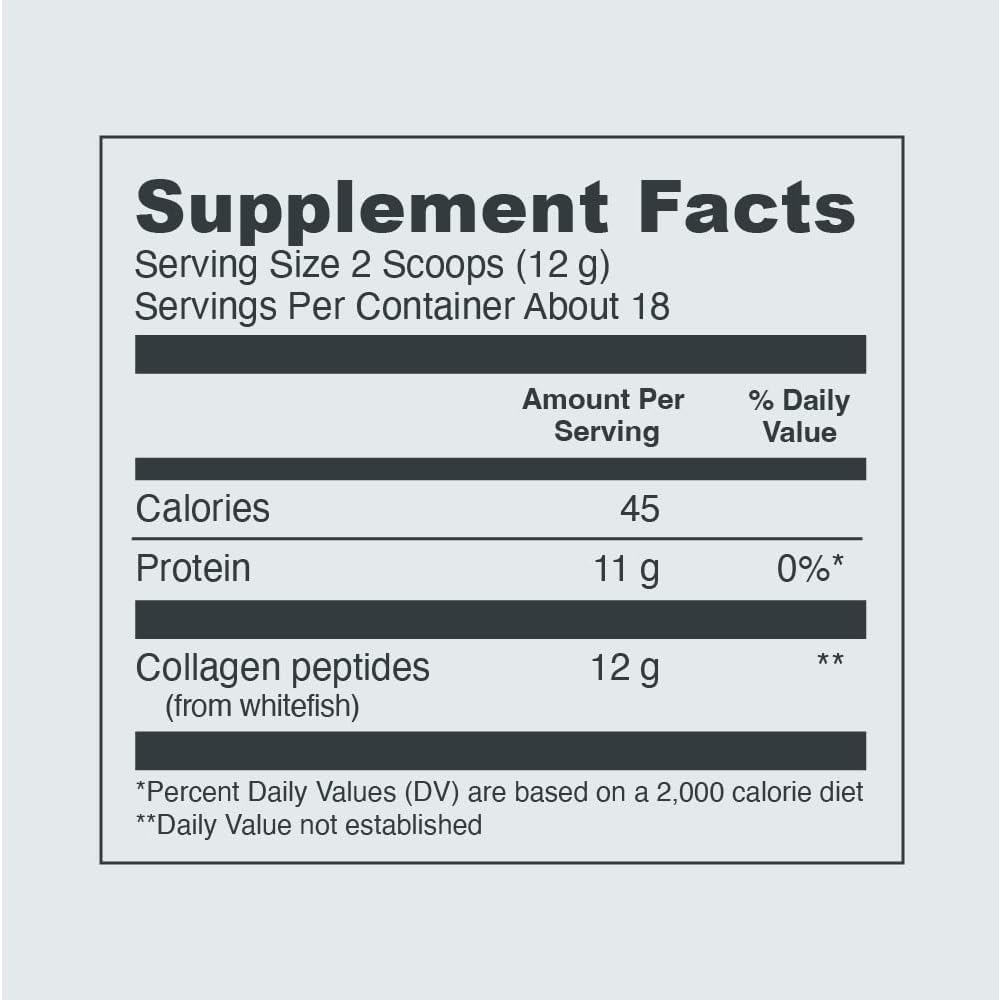 Unflavored Collagen Peptides Powder 9.33 OZ Q8384