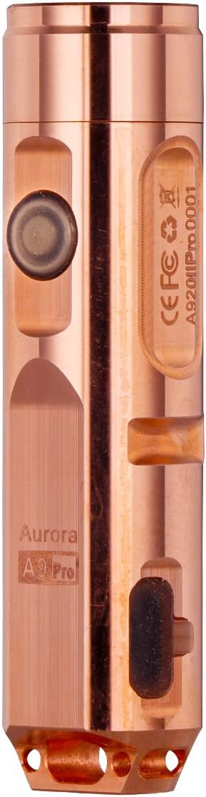 Copper LED Keychain Flashlight F939
