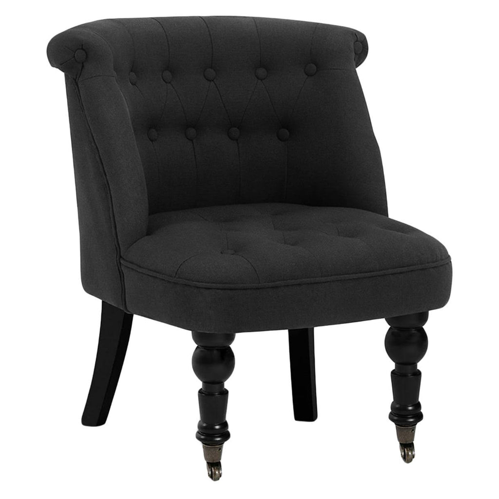 Black Fabric Accent Chair G459804