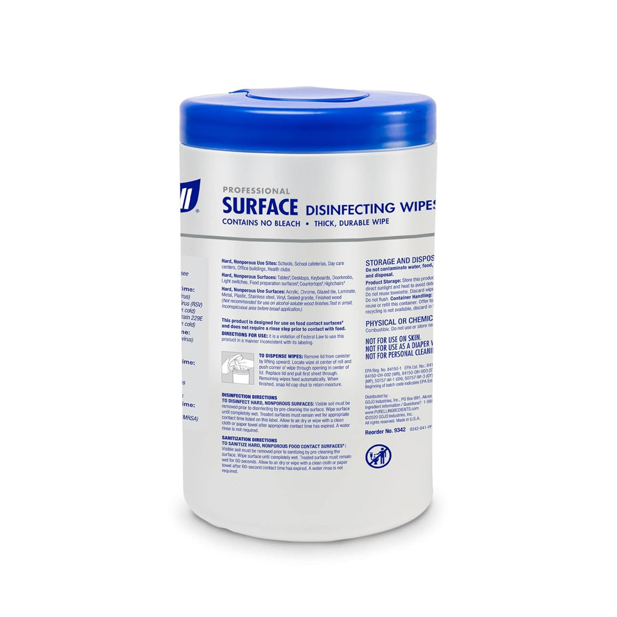 Citrus Scent 110 Count Surface Disinfecting Wipes M822829