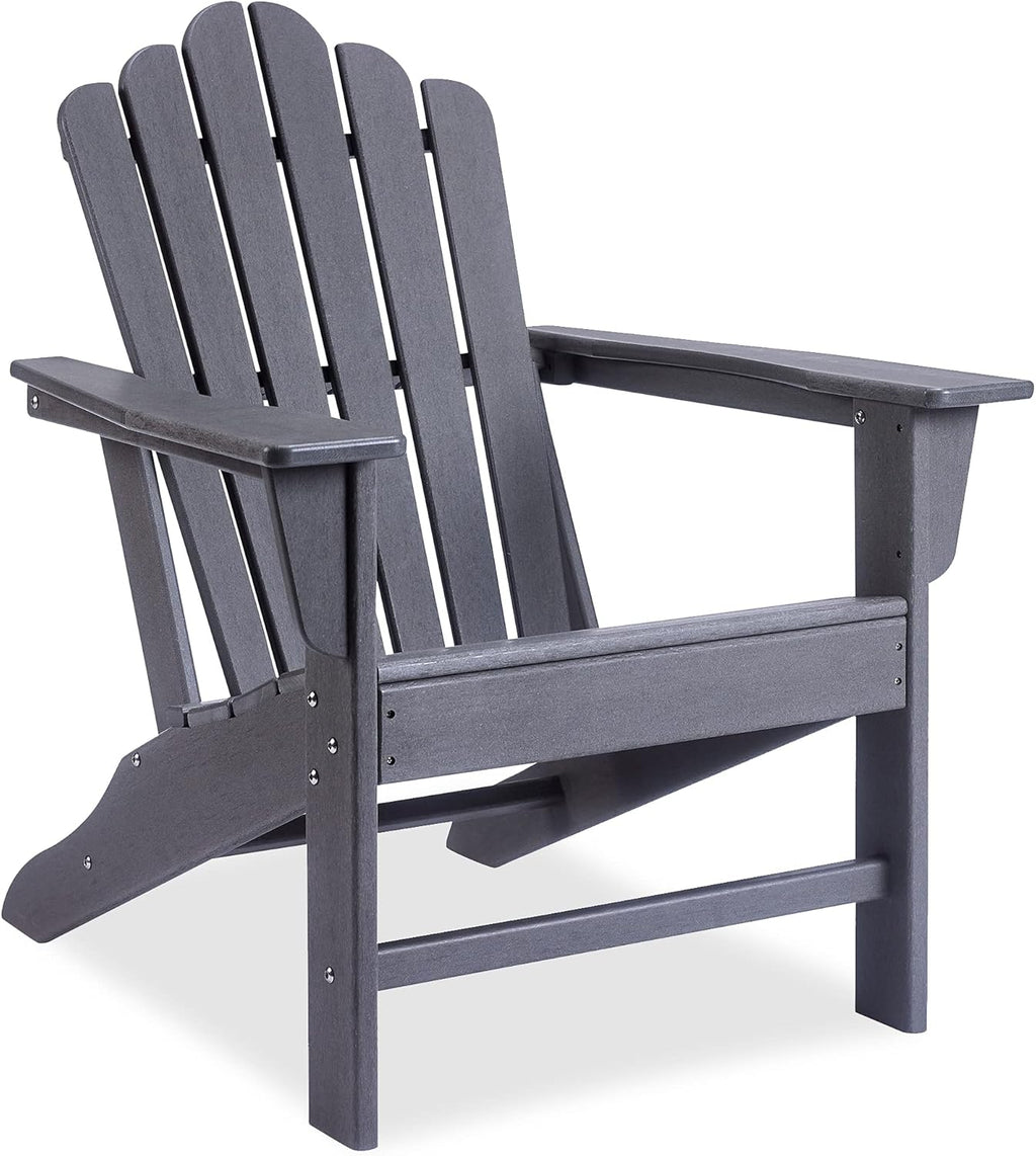 Slate Grey Weather Resistant Adirondack Chair E75090
