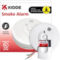 White AC Hardwired Smoke Detector Alarm with 9V Back up and Front Load Battery Door R615