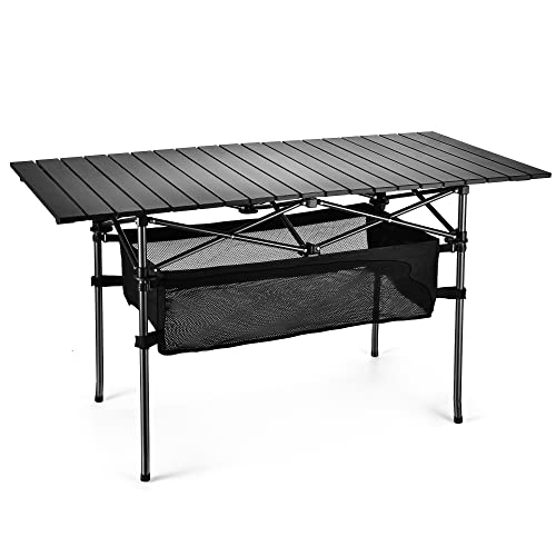 Lightweight Aluminum Folding Camping Table with Carrying Bag S871