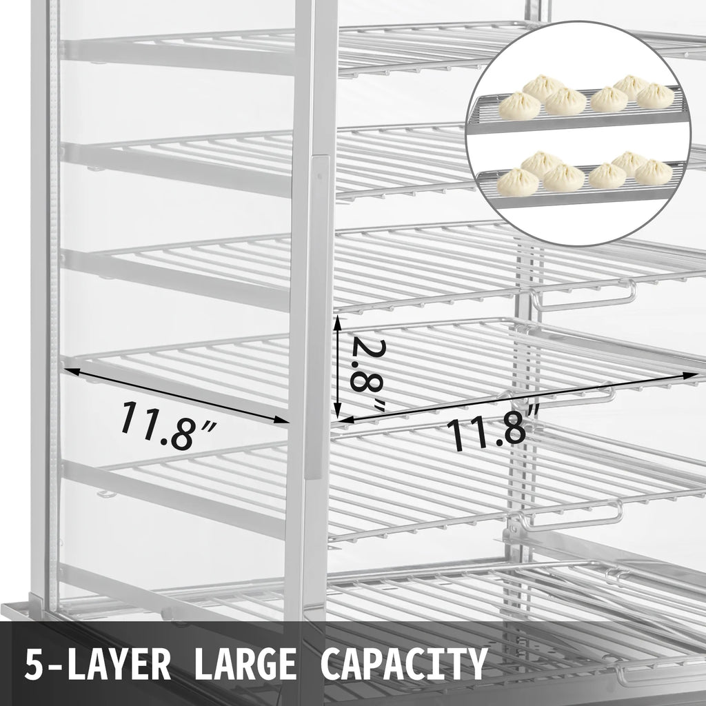 5-Layer Electric Bun Steamer with Racks S857672