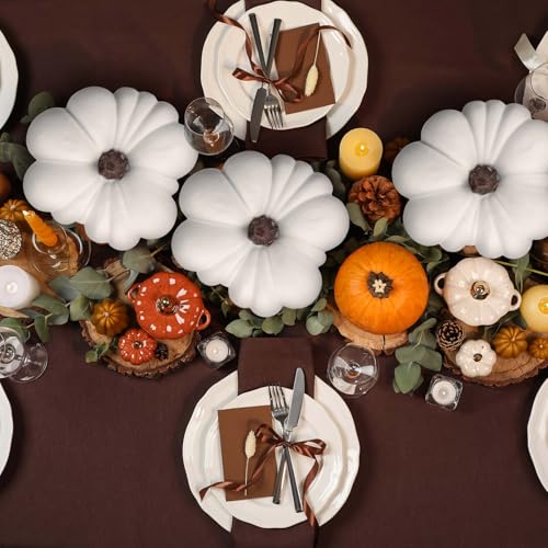 3 Pcs Large Faux Foam Artificial Pumpkin E308459