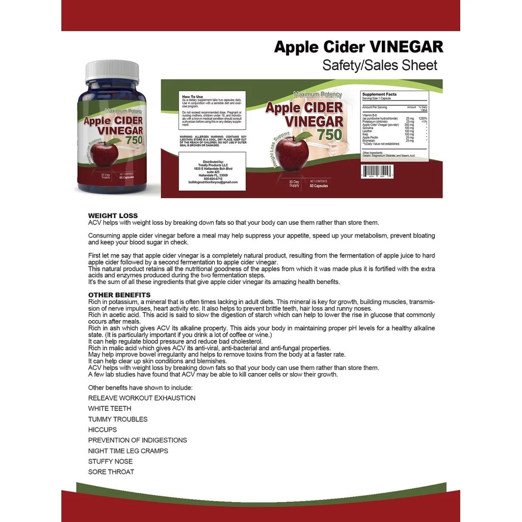 Apple Cider Vinegar Capsules Combo Pack Z67148