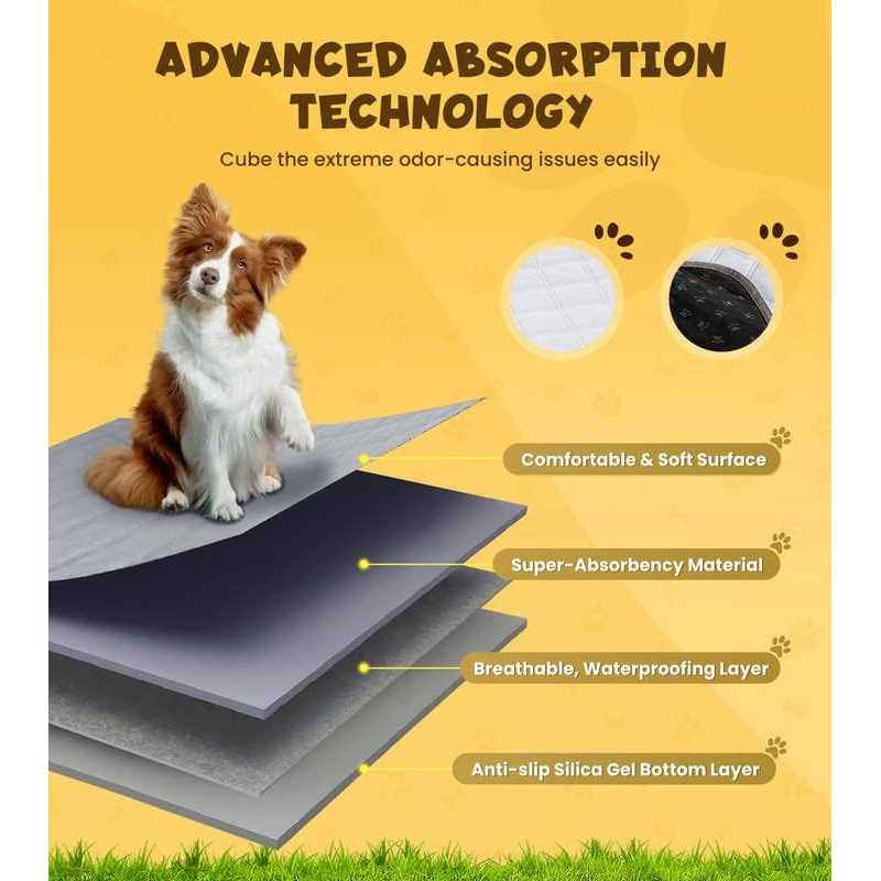 Super Absorbent Dog Grass Pad with Tray 4-Layer D111172