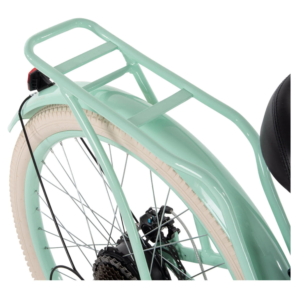 Mint Green 26-in 7-Spd Electric Cruiser Bike M2938