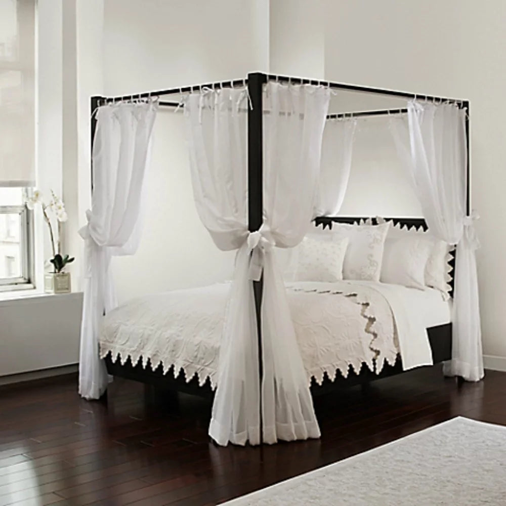 White Four-Poster Bed Canopy, 8 Count K847811
