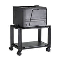 Black 2 Shelf Printer Cart U6295