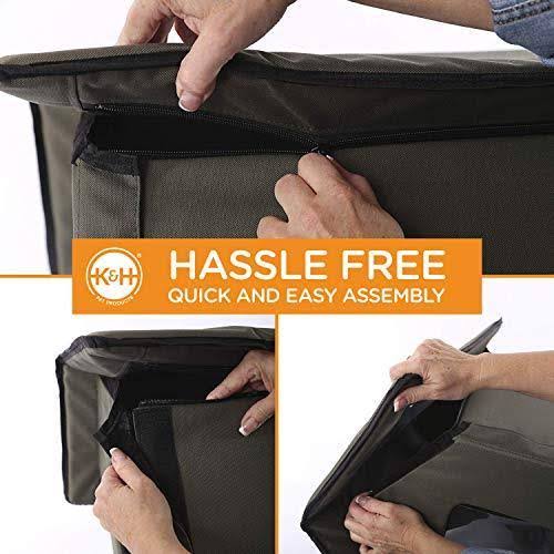 Outdoor Heated Kitty House Cat Shelter E647794