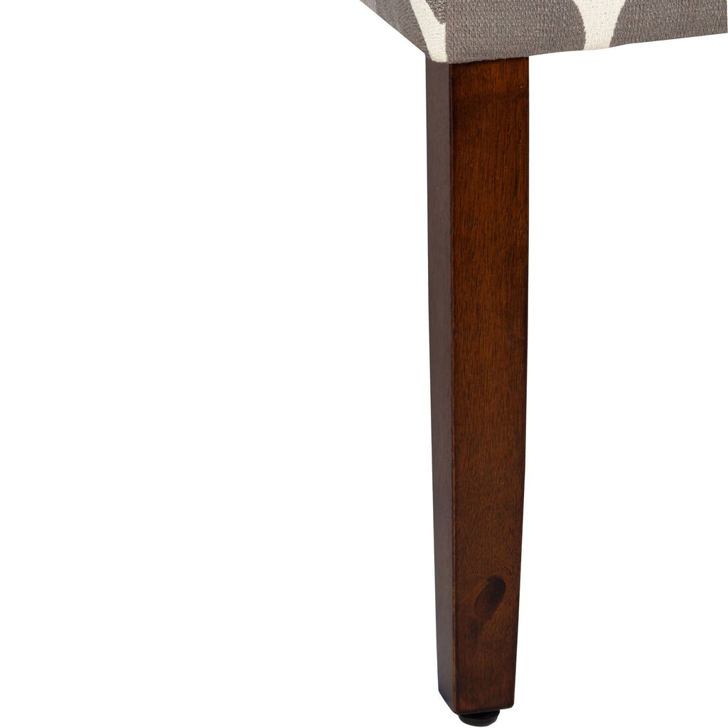 Gray Wood Dining Chair Set of 2 Z695333