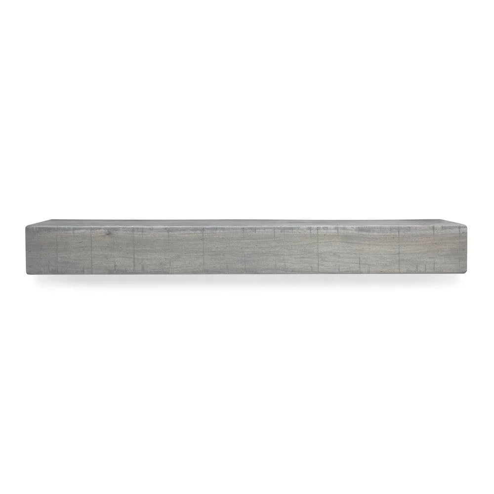 48" Rustic Solid Wood Wall Mounted Mantel Shelf I1211
