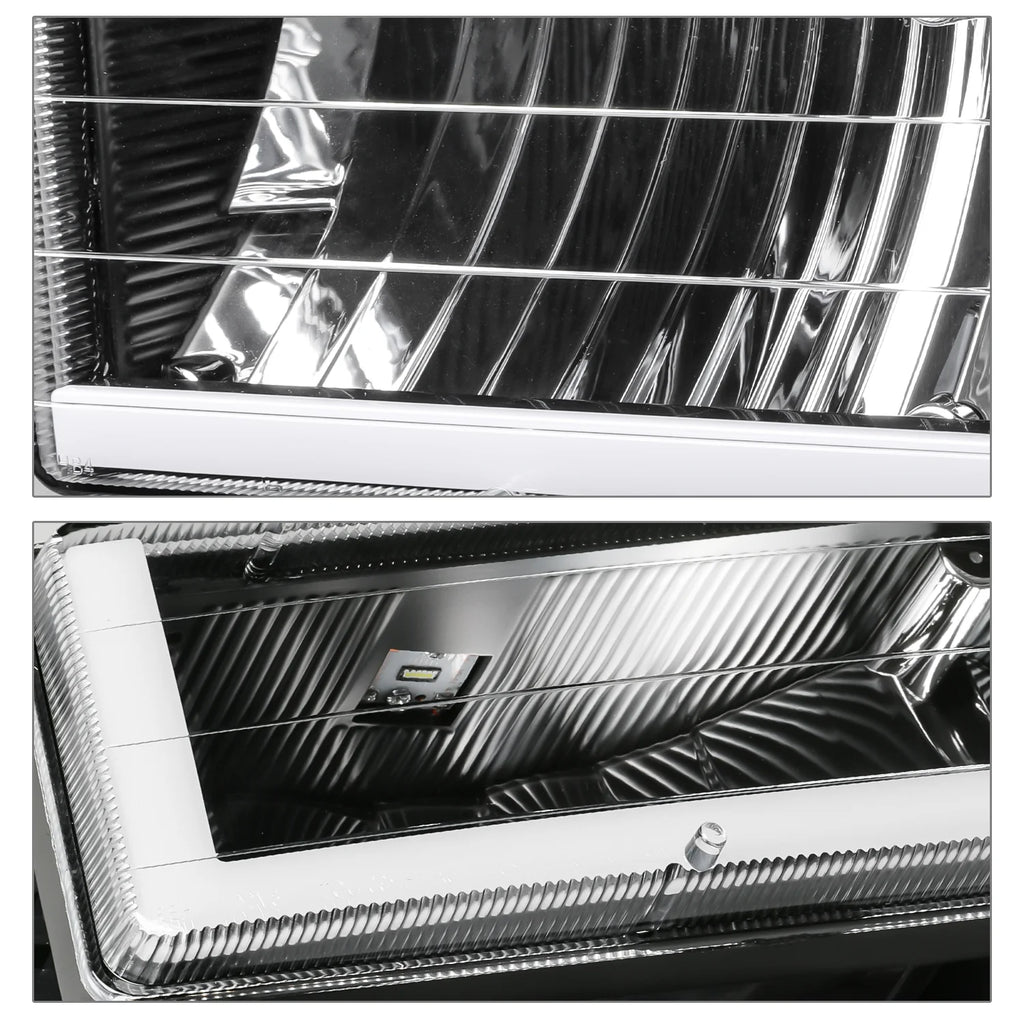 Switchback LED Tube DRL Headlights Assembly M467