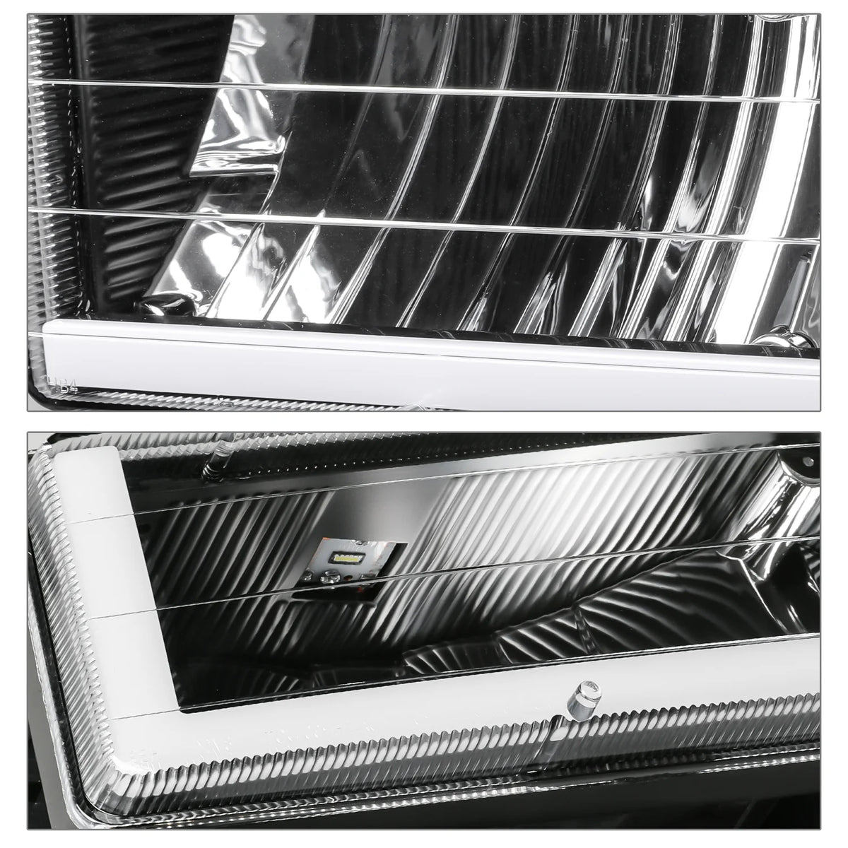 Switchback LED Tube DRL Headlights Assembly M467