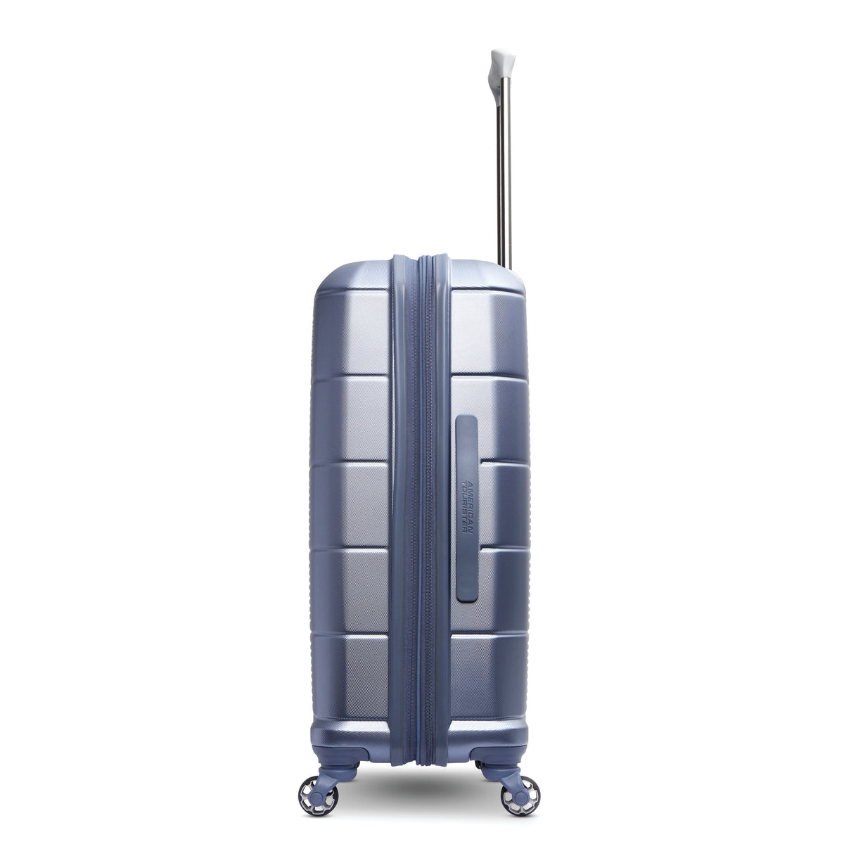 Slate Blue Hardside Medium Checked Spinner Luggage V9742